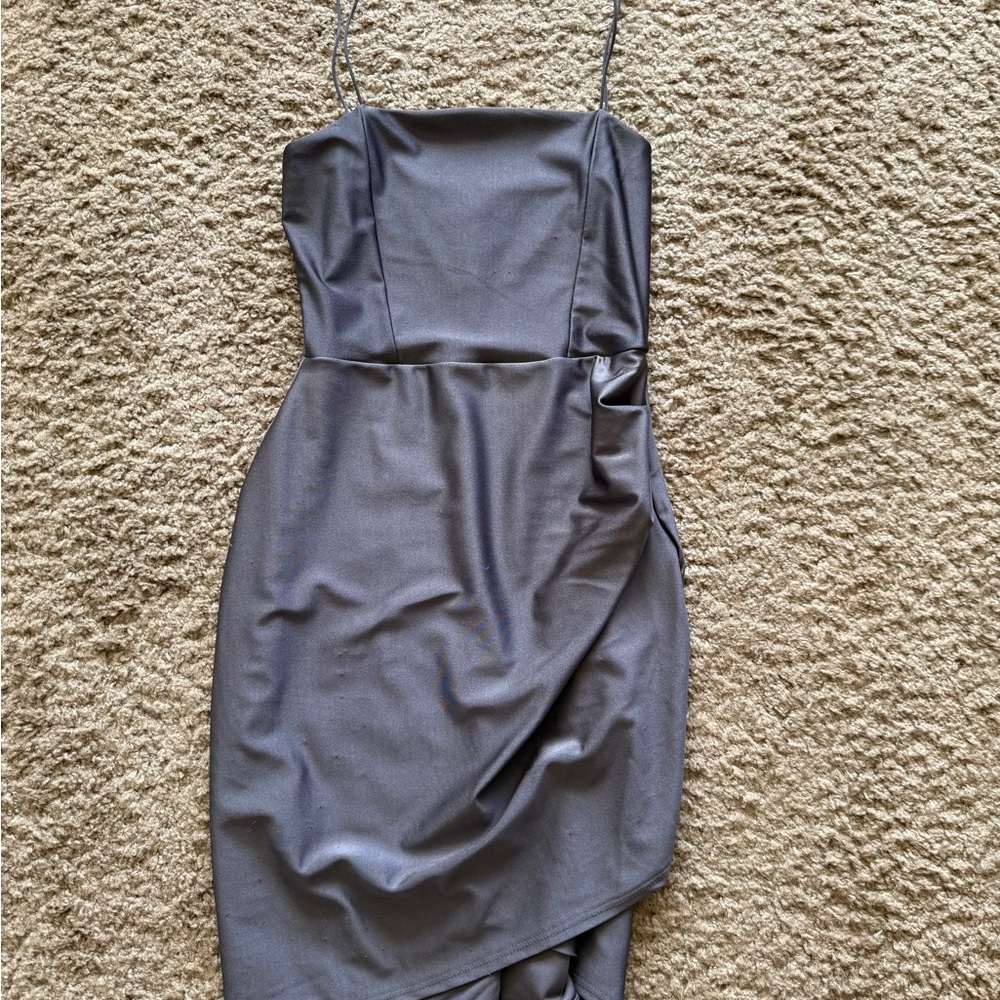 Elegant Gray Women's Dress